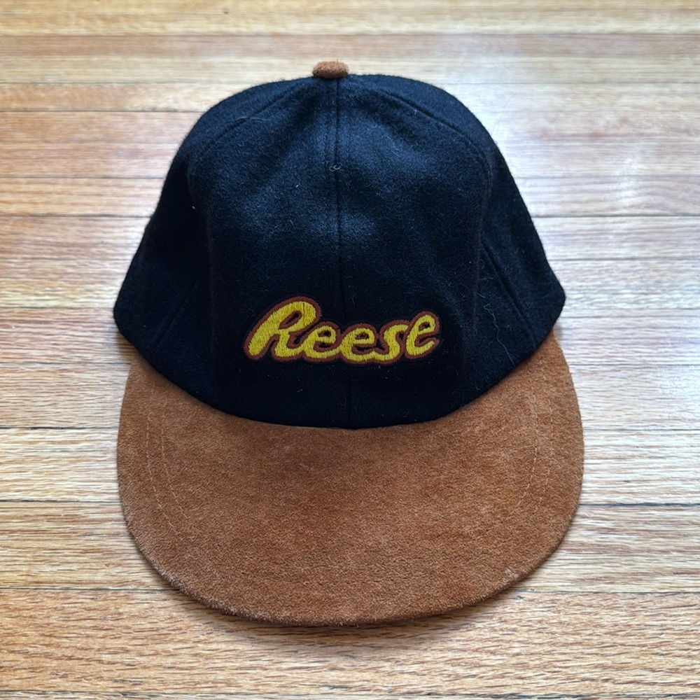 Vintage Reese Strapback Hat / 90s / 80% Wool